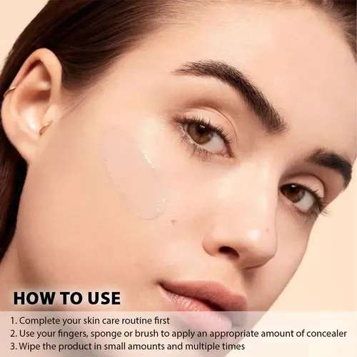 Corrector De Ojeras Kaely 2 Piezas Cobertura Completa Medio