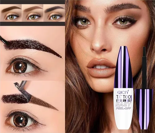Kit 3 Tintes Waterproof Para Cejas Marrón Natural