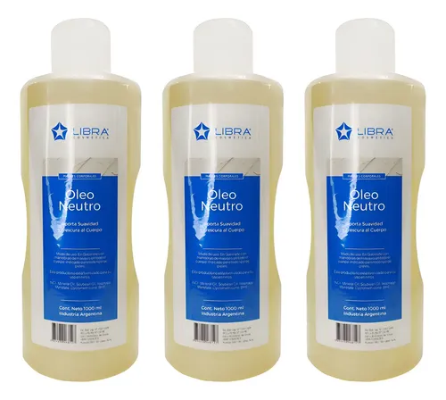 Aceite Para Masajes Oleo Neutro Libra 1000ml X3u