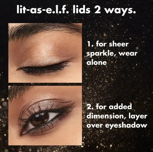 Elf Fine As Fleck Glitter Eyeshadow Sombras Brillantes Color Its Glit