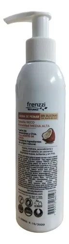 Cremas De Peinar Frenzzi almendra dulces & chia Ecologica Natural Vegana
