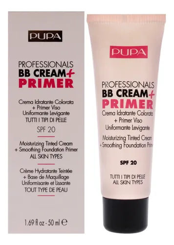 Bb Cream + Primer Spf 20 Professionals Pupa Milano 001 Nude
