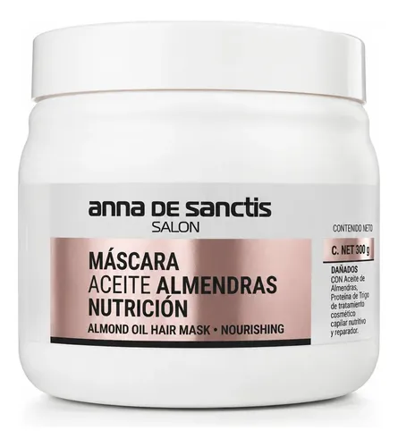 Máscara Capilar Nutritiva Aceite De Almendras Nutritiva 500g