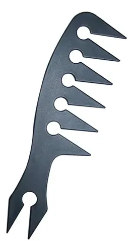 Peine For Desenredar Dientes Anchos Negro