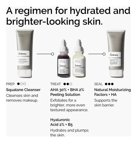 Solución Exfoliante The Ordinary Aha 30% + Bha 2%, 1 Onza