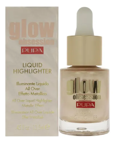 Iluminador Facial Líquido Pupa Milano Glow Obsession 13,5 Ml