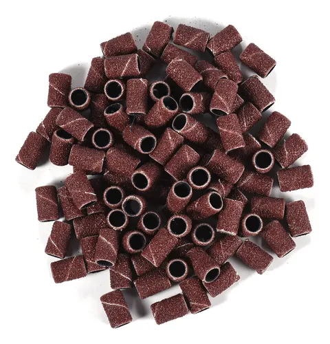 300 Bandas De Lijado Con 2 Brocas Para Uñas, Grano 80 #120 #
