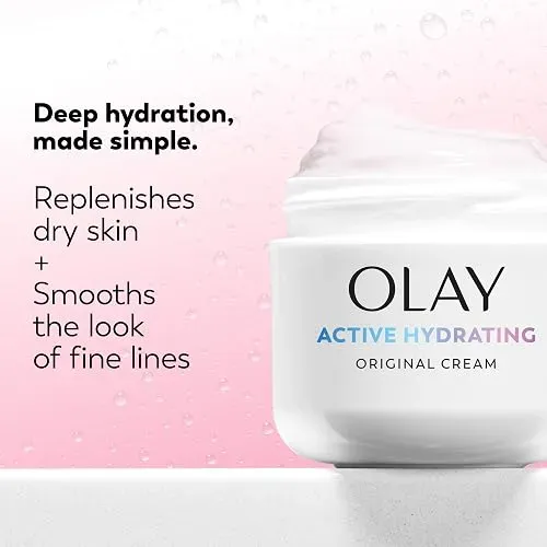 Olay Crema Hidratante Facial Hidratación Activa Para Mujer