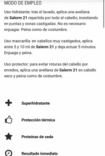 Salerm 21 Acondicionador Hidratante Cabello Maltratado 250ml