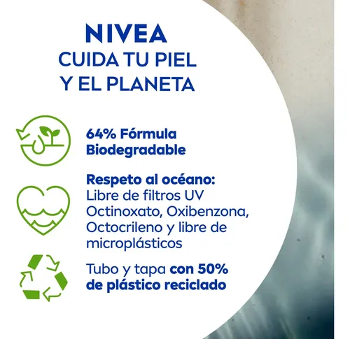 Protector solar facial NIVEA SUN Control Brillo Tono Medio FPS50+ 50ml