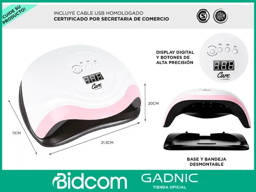 Cabina Led Uv Gadnic 120w Sensor Inteligente Temporizador