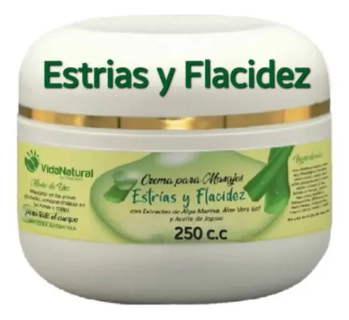 Crema Para Estrias Y Flacidez Incrementa Colágeno Y Tonifica