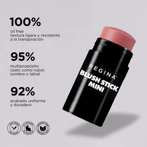 Blush Stick Mini Rubor Cremoso Con Vitamina E Regina 01 Super Natural