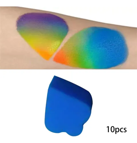 Esponjas De Pintura Facial De Alta Pechuga De Ciruela Azul