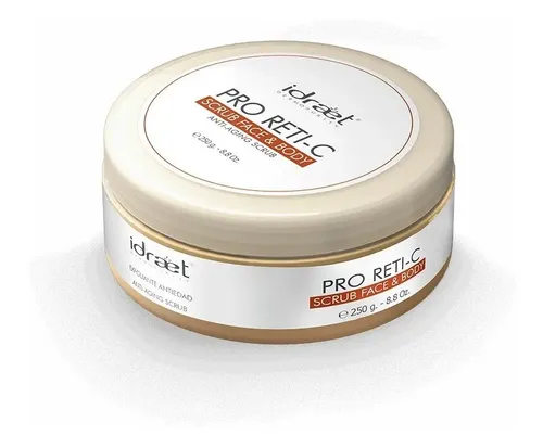 Exfoliante Idraet Facial Reti-c Scrub Cuerpo Vitamina C 250g Tipo de piel Todo tipo