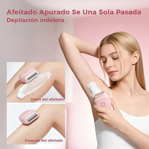 Depiladora Electrica Facial Bikini Recargable Portátil Mujer