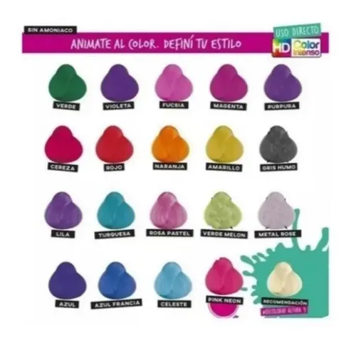 Tintura Otowil Colores Fantasía Cielo Color Sobre 47ml