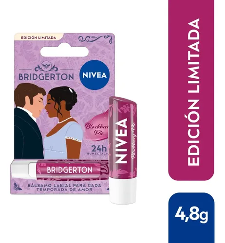 Nivea Bálsamo Labial Blackberry Pie Edición Bridgerton Todo Tipo De Piel Día/noche