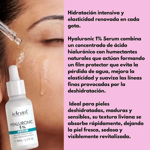 Idraet Serum Hialuronico 1% Hidratación Intensiva 30ml