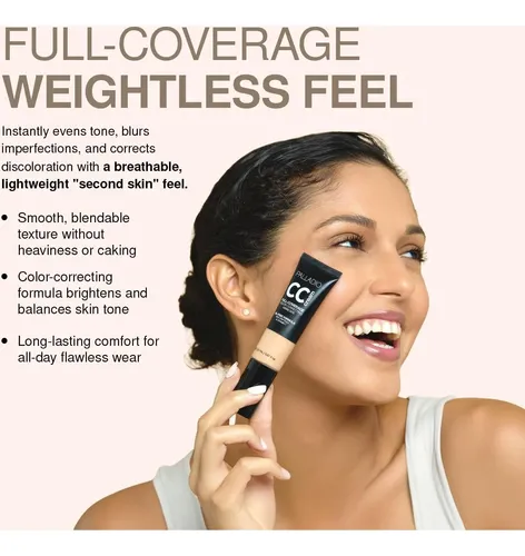 Base Correctora Palladio Cc Oil-free 0.87 Oz Fair 10c