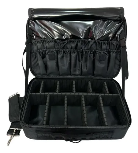 Maletin Neceser Organizador Maquillaje Profesional Glamory Negro