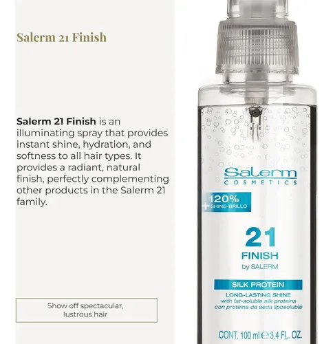 Spray Iluminador Salerm 21 Finish 100 Ml