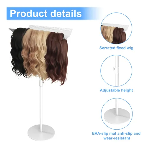 Soporte Para Extensiones De Cabello Admeya  Blanco (1 Unida