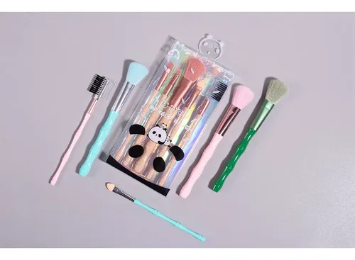 Set 2 Brochas De Maquillaje Suaves Para Rubor Y Polvo Portát
