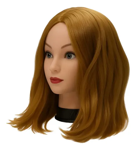 Peluca 40cm Corta Bob Carre Simil Natural Diaria Teatro