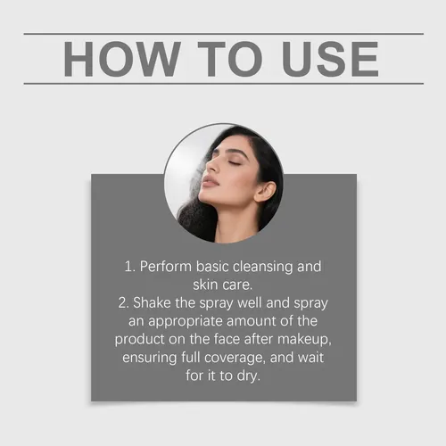 Spray Fijador De Maquillaje Resistente Al Agua, 50 Ml, 1 Ud