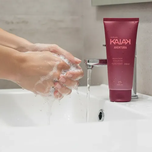 Jabón Líquido Corporal Kaiak Aventura Femenino Natura 200ml