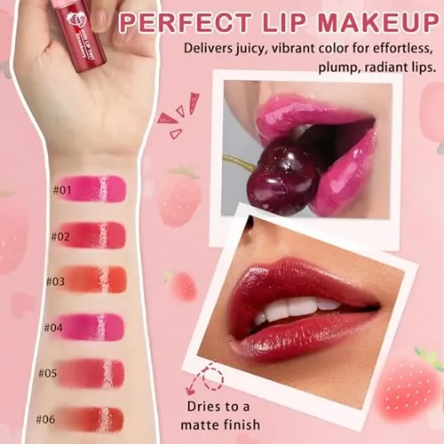 Tinte Para Labios, 6 Colores, Tinte Para Labios De Larga Dur