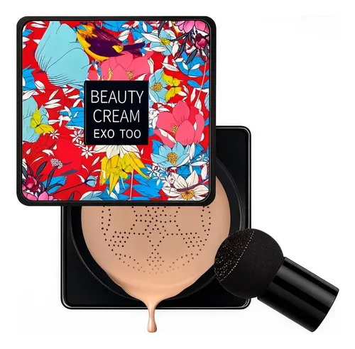 Base De Maquillaje Cc Cream Cojín Esponja X1 Suave Natural