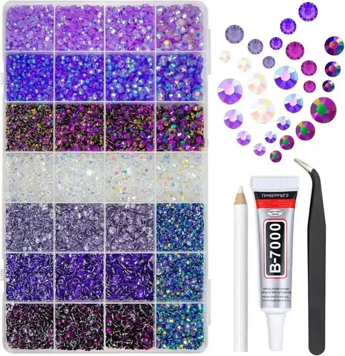 Diamantes De Imitación De Resina De Color Blanco Puro