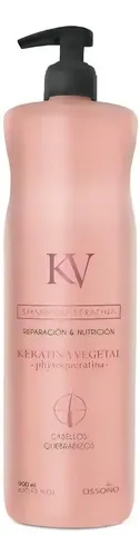Shampoo Keratina Vegetal Cabellos Quebradizos Ossono 900 Ml
