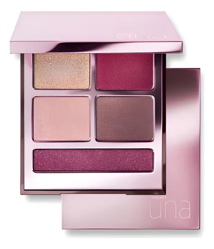 Natura Una Pro Palette De Sombras 5 Colores Larga Duración Rich Cranberry