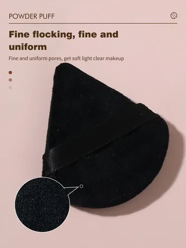 Set 24 Pinceles De Maquillaje Con Esponjas Aplicadoras Negro
