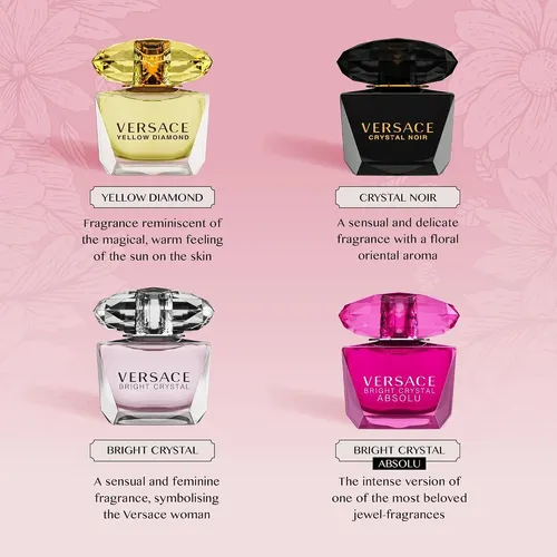 Set De Perfumes Versace Para Mujer 4 Mini Fragancias 20g