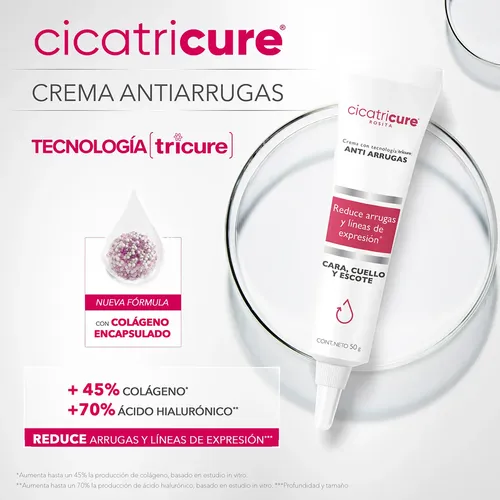 Cicatricure Crema Facial Antiedad Con Colágeno 50 G