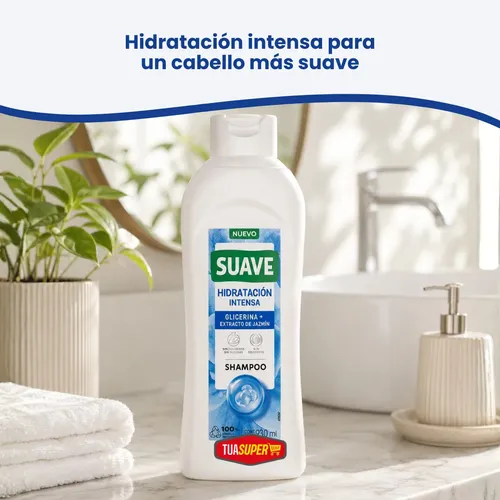 Shampoo Suave Glicerina Hidratación Intensa 930ml