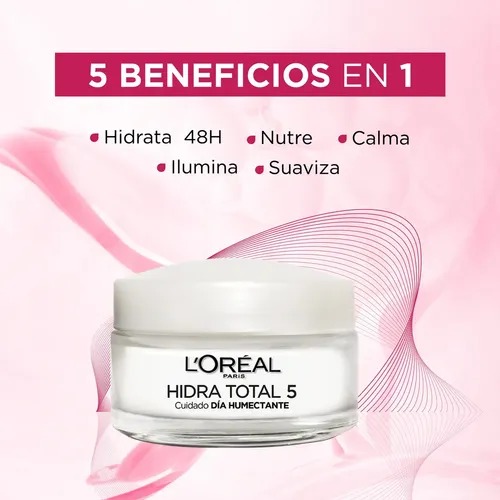 Crema Humectante Día Hidra Total 5 Loreal, 50ml