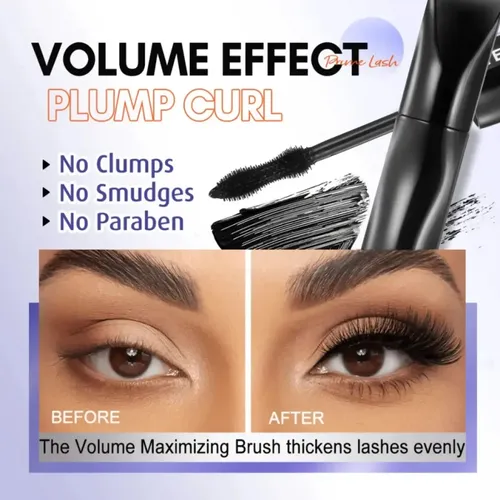 Mascara De Pestañas Volume Tei Negro