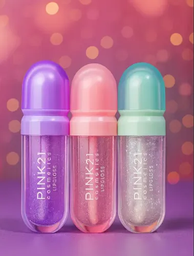 Gloss Labial Pink21 Glam Gloss Glow Con Glitter