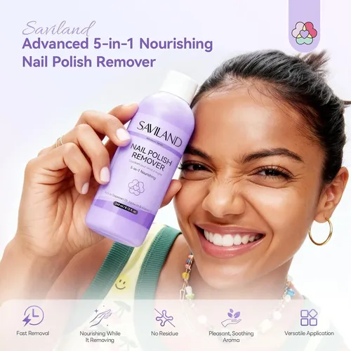 Removedor De Esmalte Acetona Saviland 240 Ml