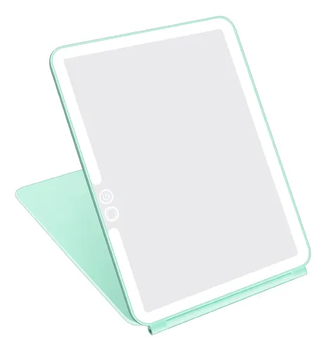Espejo De Maquillaje Deweisn Con Luz Led 10 Pulgadas Verde