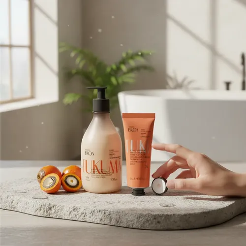 Kit Ekos Natura Tukumá Pulpa Hidrata 400ml Y Crema Manos 75g
