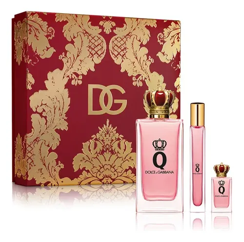 Perfume Dolce&Gabbana Mujer Q EDP 100ml + Viaje + Mini Set Floral