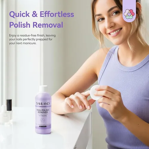 Removedor De Esmalte Acetona Saviland 240 Ml