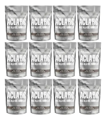 Polvo Decolorante Issue White Keratina Aclaro Mas Alla X 12