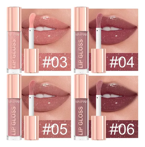 Brillo Labial Ainipink Resistente Al Agua Y Al Sudor